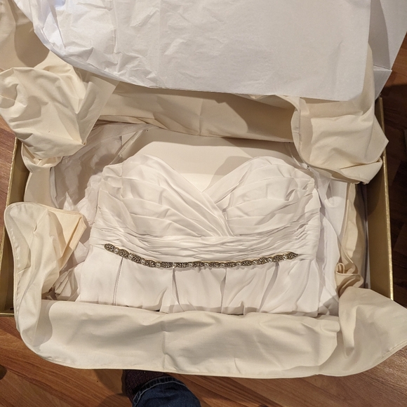 Bundle! Wedding gown WITH POCKETS and preservation box! - Picture 6 of 7
